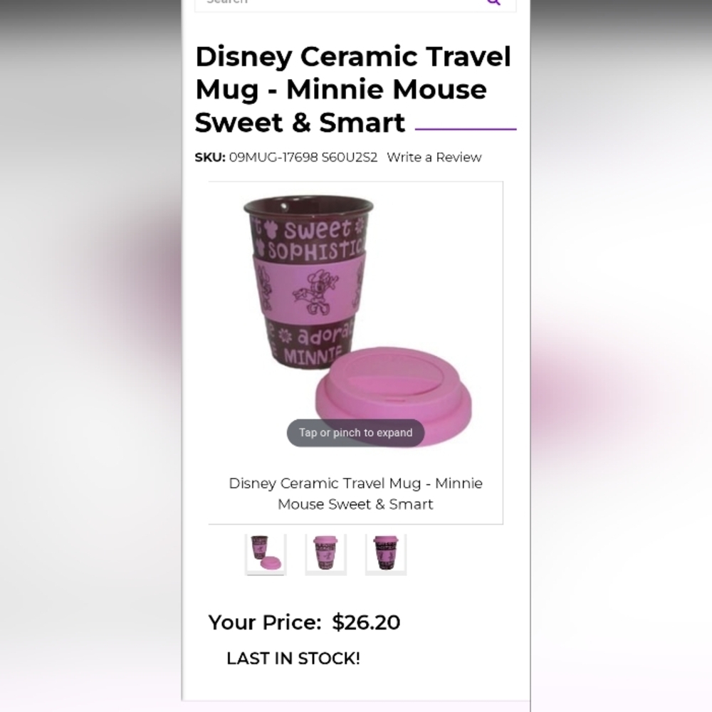 Minnie Mouse Coffee Mug - Picture 2 of 8